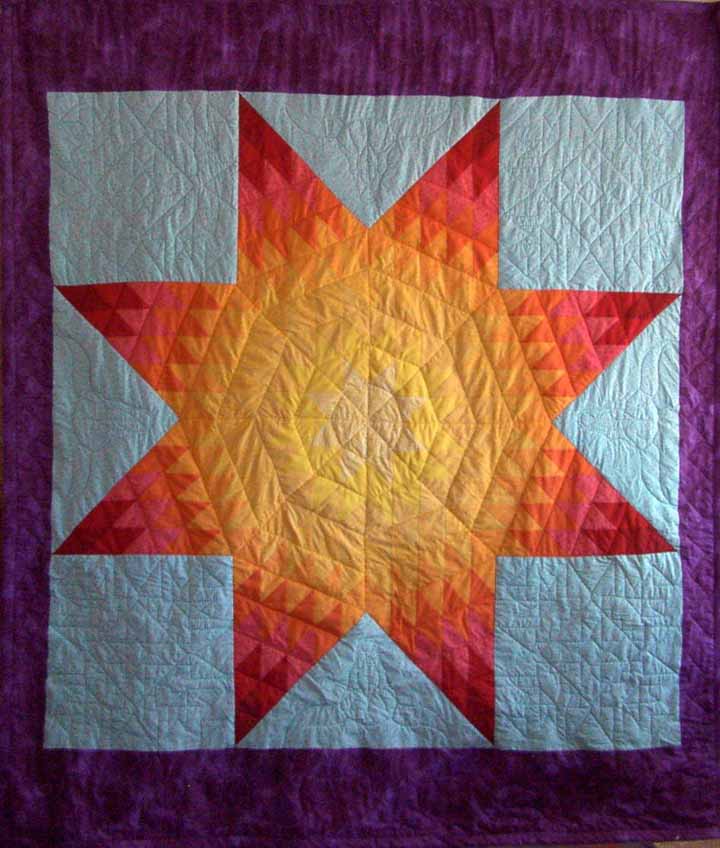 Full or Double Star Quilt