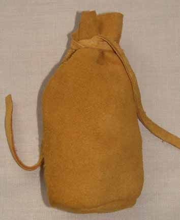 Deer Skin Leather Tobacco Bag