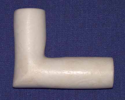 4" Elbow Plains Pipe of Alabaster